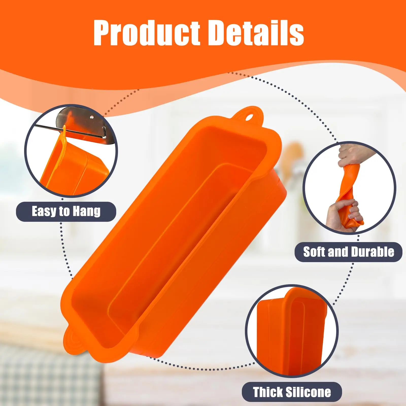 2 PCS Silicone Grease Cup Liners for Blackstone 36 28 22 17 Inch Griddle,Reusable Grease Catcher Cup Liner Grill Tray