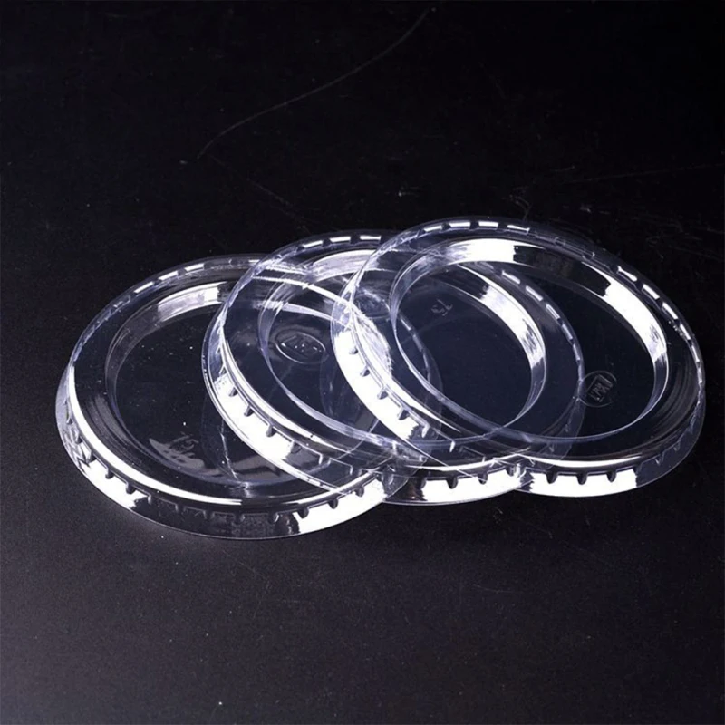 Description Picture 4 of item50pcs Disposable Pudding Jelly Cup Snack Dessert Bowls Plastic Clear Portion Cups With Lid Mousses Sauce Jelly Yogurt Container