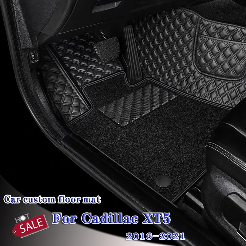 

Автомобильные коврики для Cadillac XT5 2021 2020 2019 2018 2017 2016, коврики, коврики, автомобильные водонепроницаемые накладки на ножки, Аксессуары для автомобилей