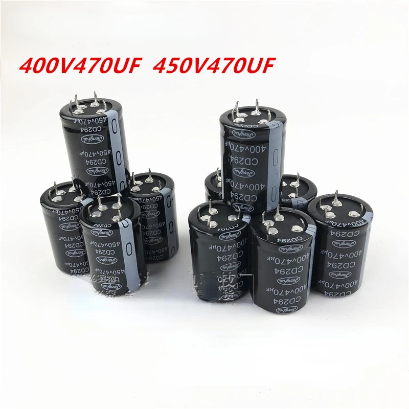 (1 шт.) новый оригинальный электролитический конденсатор Jianghai CD294 400V470UF 450V470UF емкость алюминиевый электролитический конденсатор s