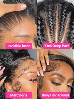 Perruque Boucles Cheveux Humain Perruque Cheveux Humains Brésiliens Solde 13x4 13x6 Perruque Hd Lace Transparente Perruque Livraison 3 Jours France Perruques Naturelles Multiples Raies Cheveux Humain Naturel Raw CEXXY 4