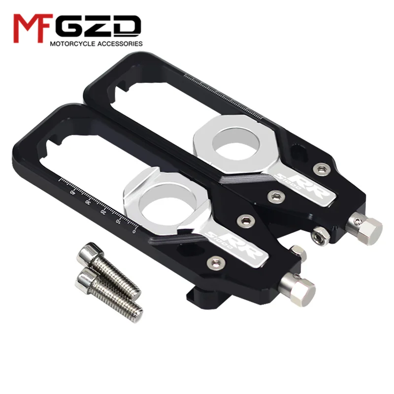 신제품 S1000R S1000RR HP4 S 1000R 1000RR 09-18 오토바이 CNC 리어 휠 액슬 블록 체인 조절기 텐셔너 s1000r s1000rr