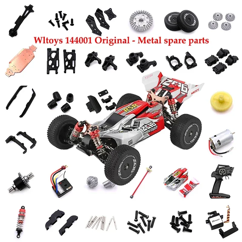 WLtoys 144001 144010 124016 124017 124018 124019 RC Car Original Spare Parts Cardan Shaft Dog Bone Rear Axle Car Accessories rc crawler upgrade parts