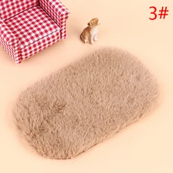 Miniature Plush Rug for Dollhouse Living Room Decor Accessories (C)
