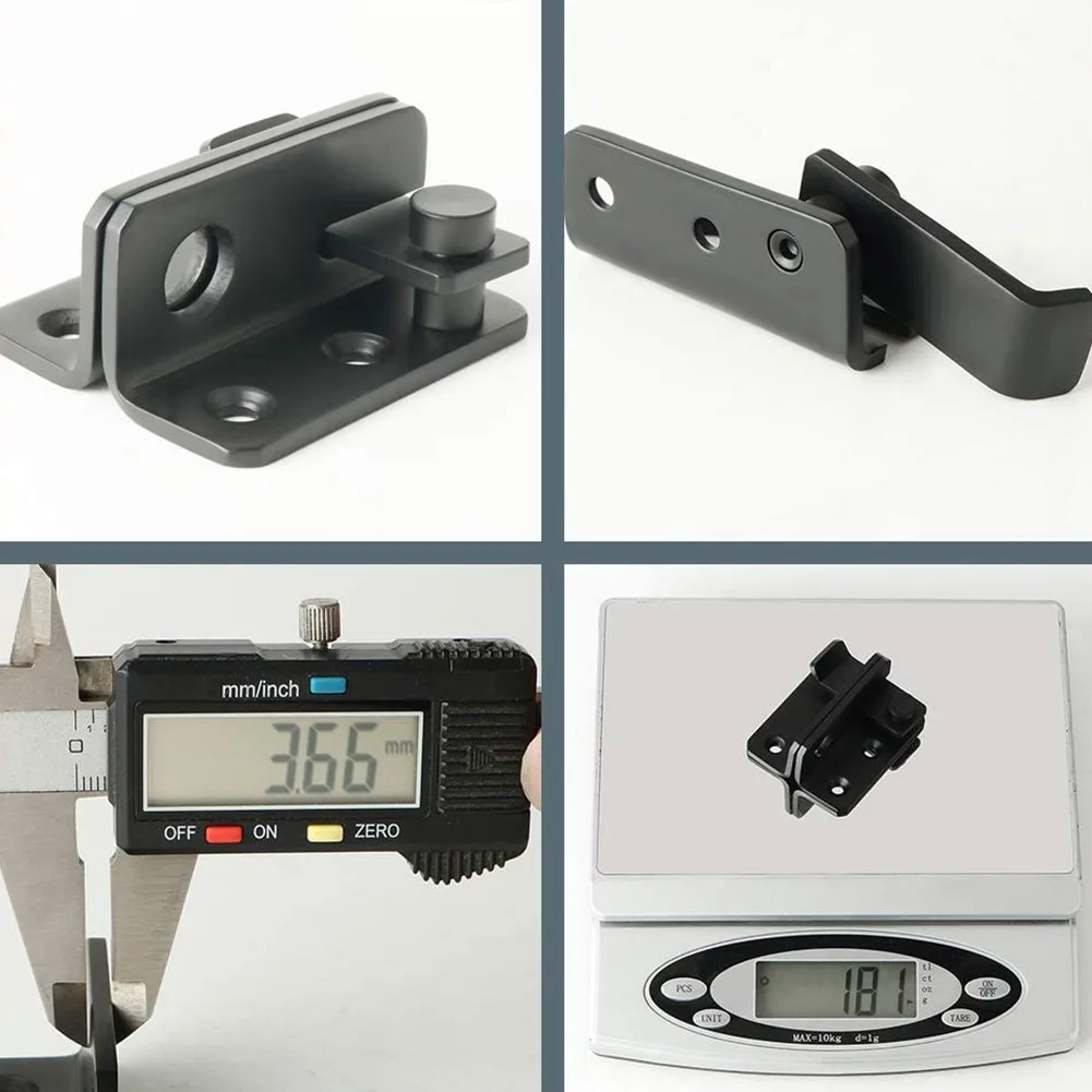 

Door Lock Guard Latch Bolt Sliding Barn Door Latch Free Punching Wardrobe Door Bolt Latch Drawer Lock Safety Door Lock Plug