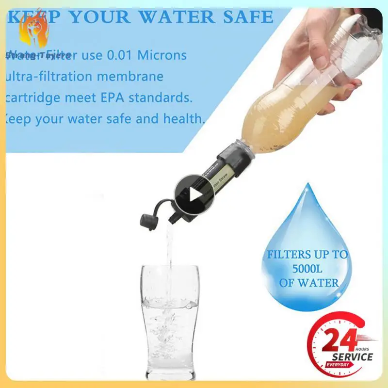 

1 шт. персональный очиститель воды, система фильтрации воды, фильтр для кемпинга, соломинки для очистки воды, для выживания на природе, путешествий