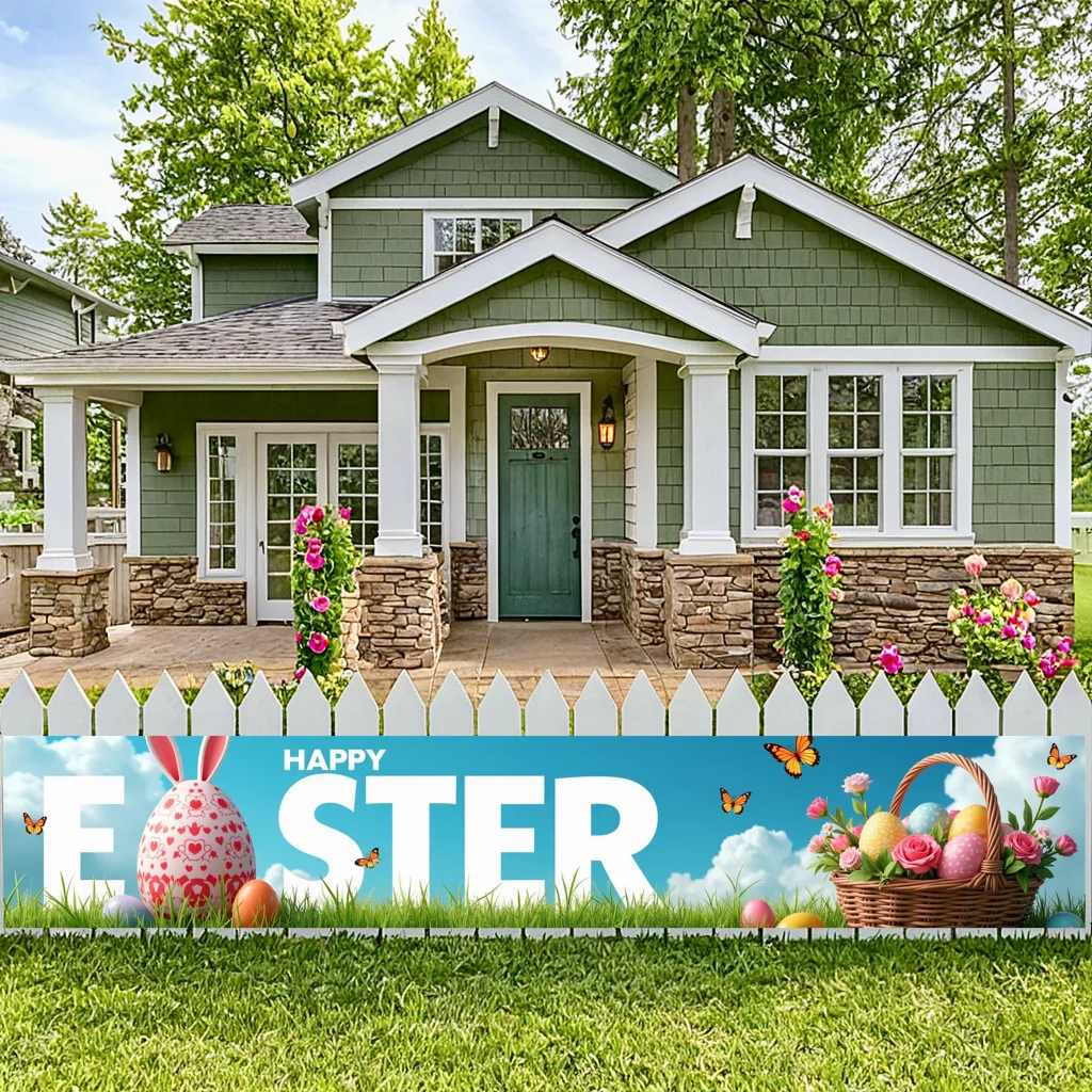 Maisiú ghairdín na Cásca 2025: Clúdach dorais lasmuigh le móitíf coinín le  haghaidh do chóisir Cásca - Spagut, image size:1024x1024