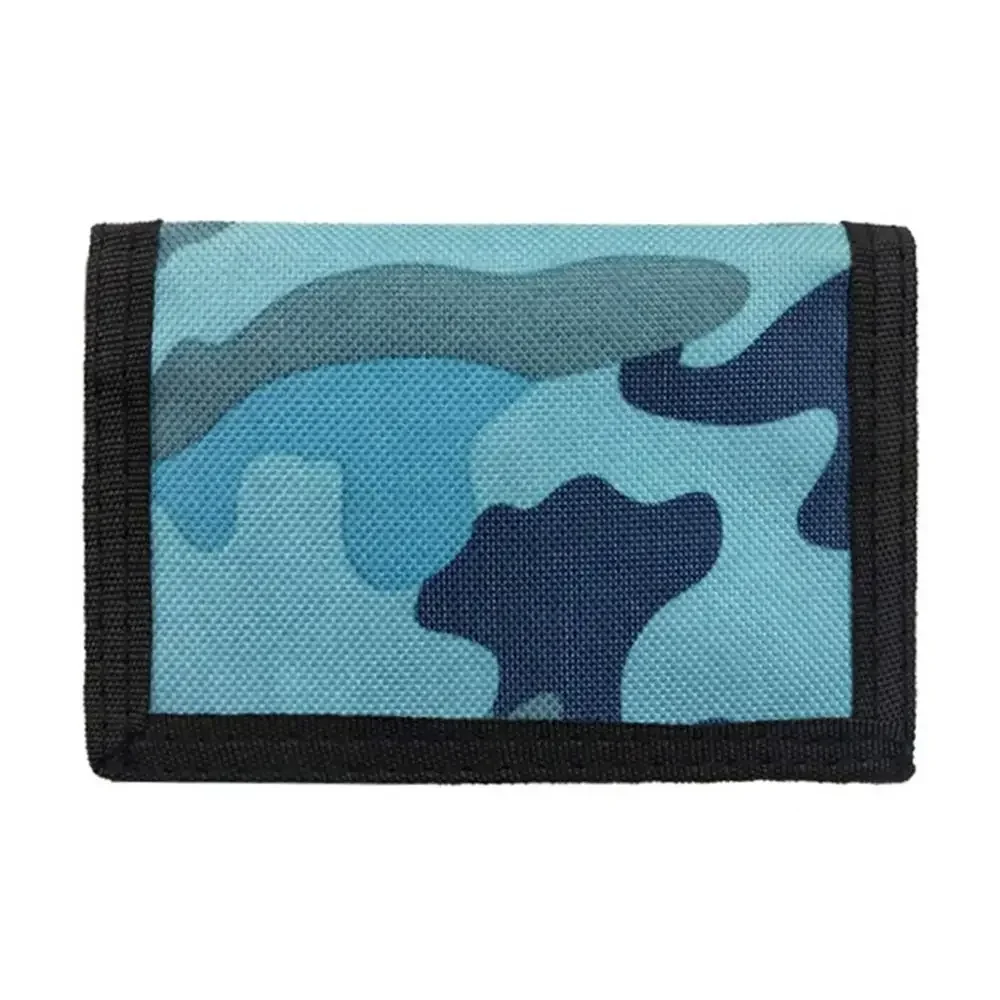 Versatile Camouflage Slim Wallet with Zipper – Classic Trifold Outdoor Travel Coin Purse