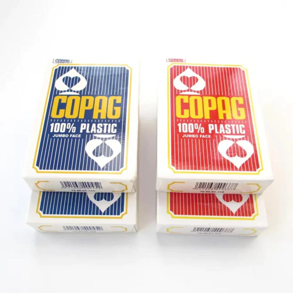 Copag Jumbo Face Plastic Marked Playing Cards for Perspective Glasses & Infrared Contact Lenses Only Cards