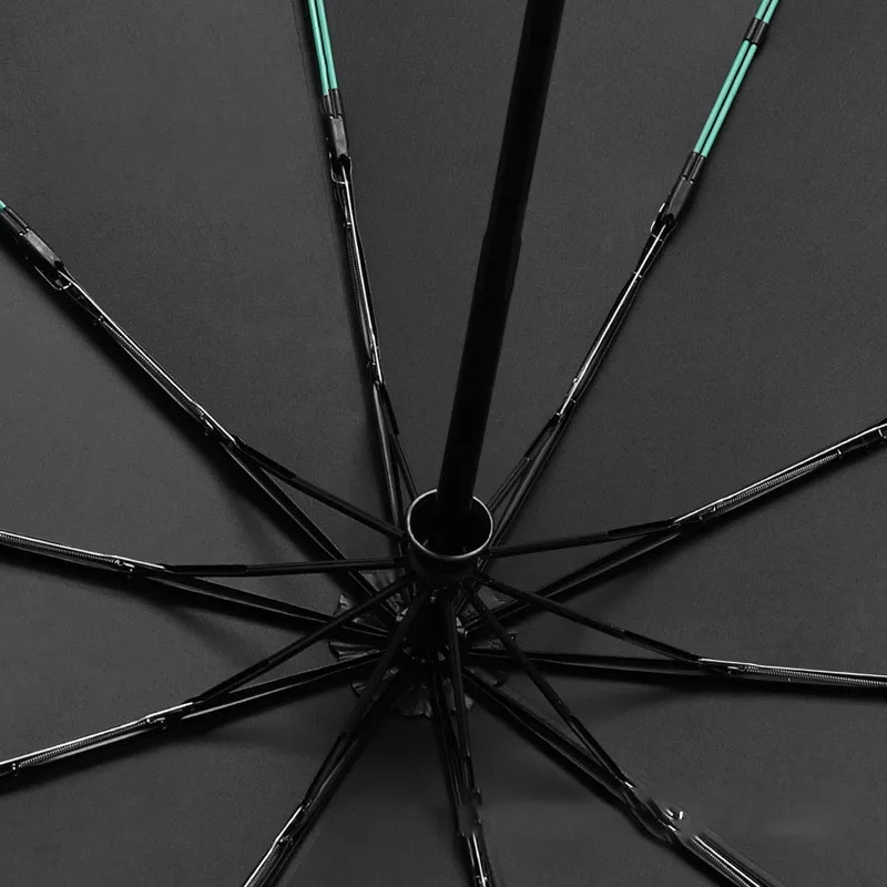 Storm-proof Automatic Umbrella 20 Bones Vinyl Shade UV Protection Umbrella Folding Hook Men Women Parasol Sunshade For Xiaomi