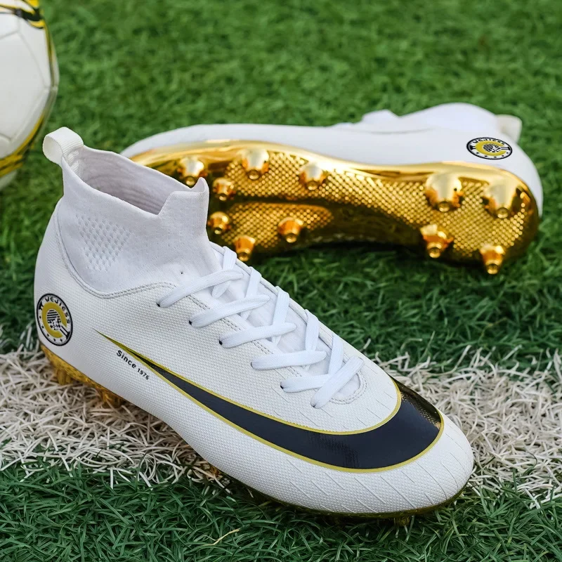 Football Boots TF/FG Training Grass Outdoor Professional Soccer Shoes Men Women Adult Teenager Non-Slip Soccer Cleats Sneakers