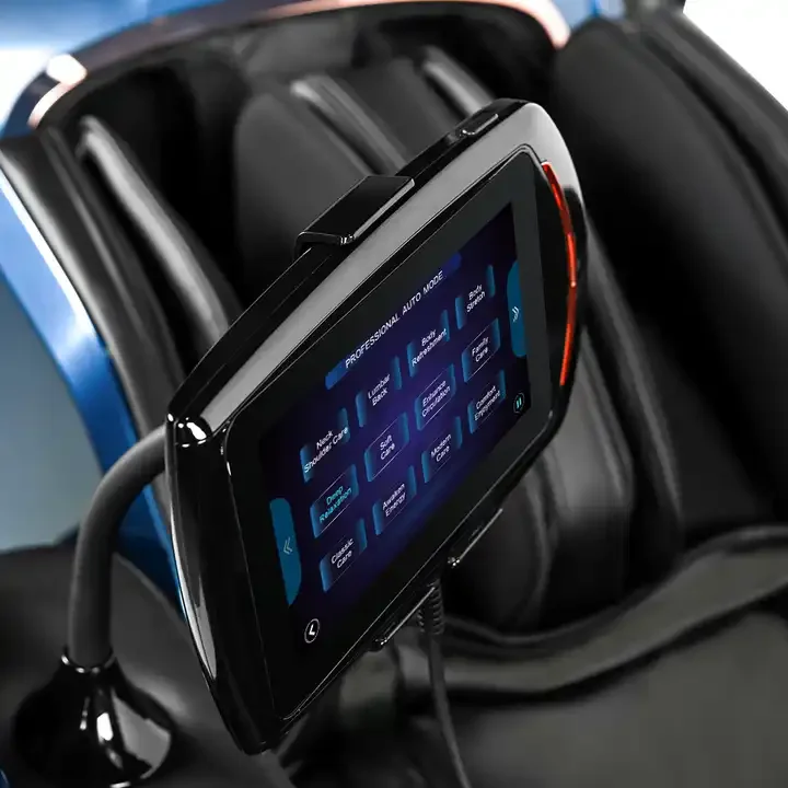 4D Massage Chair with Stretch Full Body Massage Voice Control Heating LCD Remote Control Foot Roller