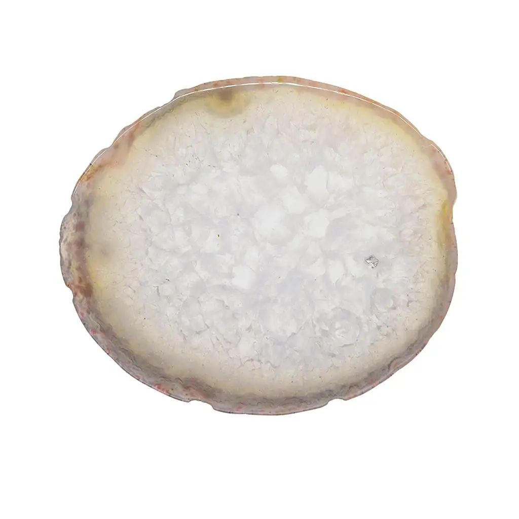 Natural Polished Agate Slices Stones Coasters Cup Mat Irregular Home Decoration Crystals Collection Ornament 60-80mm agate coasters