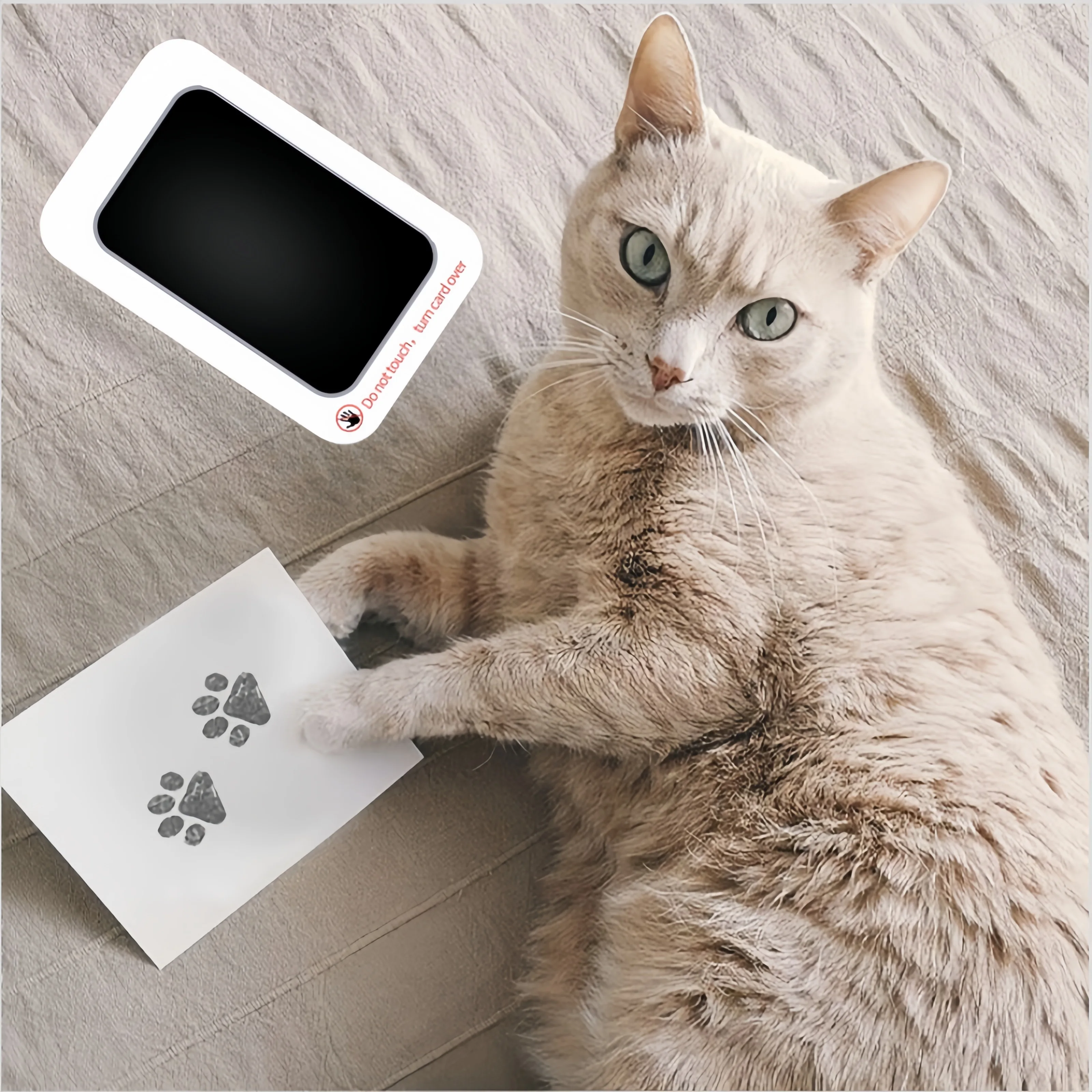 Pet Print Kit Handprint and Footprint Pad with Impression Cards For Babies and Pets