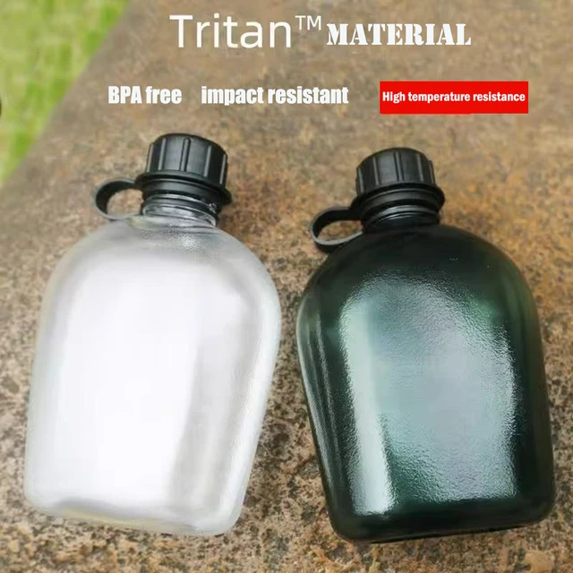 American style Tritan kettle, Outdoor sports water bottle, Portable kettle for outdoor training US tactical kettle, BPA free, 1L 2