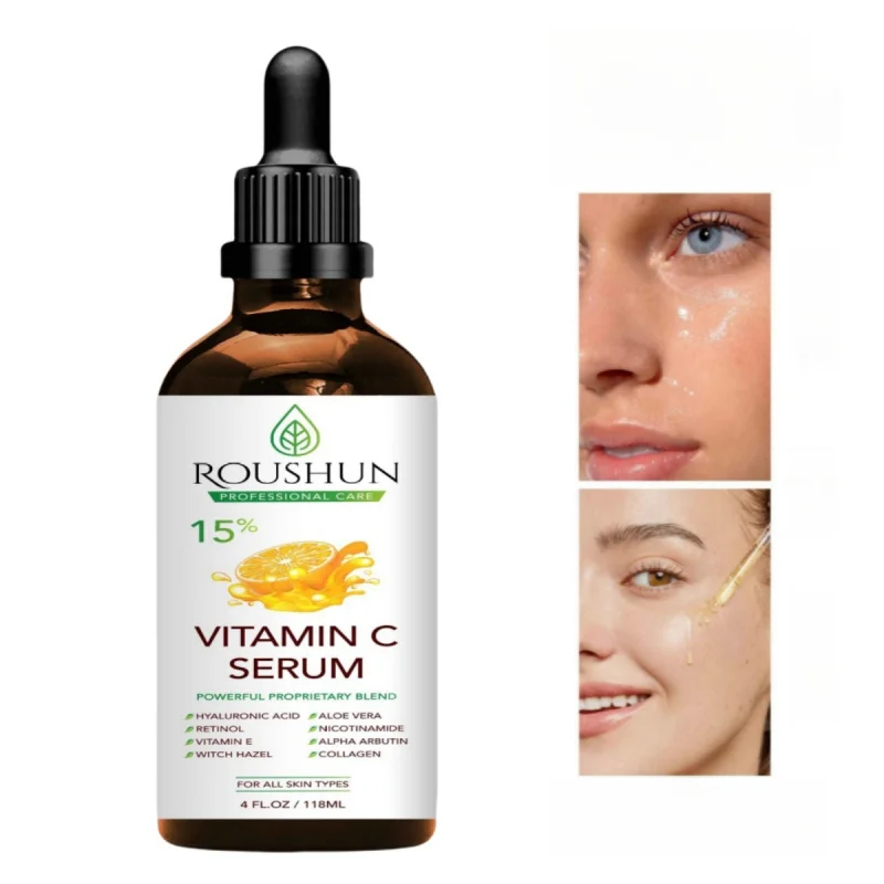 118ml Vitamin C SerumFace Care Skin Care Essence Liquid Hydrating Moisturizing  EssenceTO Body, Eye, Face,  HandEssential Oil 2