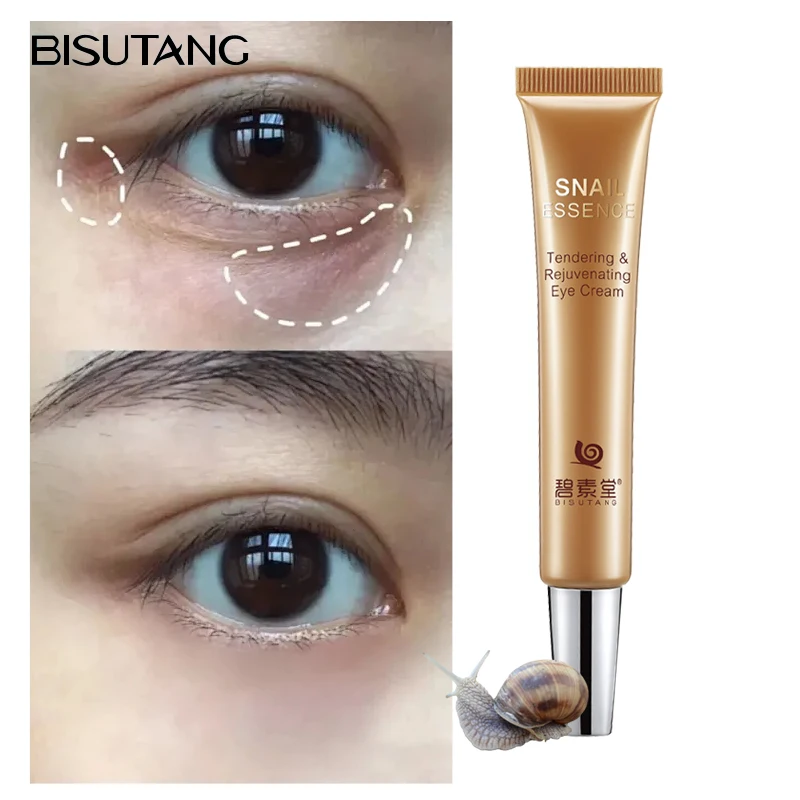 

Snail Essence Tendering and Rejuvenating Eye Cream Fade Fine Lines Anti-Wrinkle Remove Dark Circles Eye Bags Anti-Puffiness