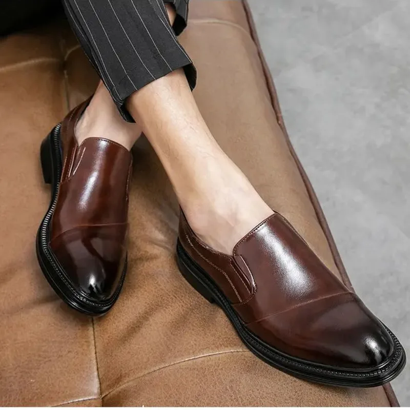 

2022 new summer Doudou shoes men's pointed shoes British casual shoes hairdresser men's shoes