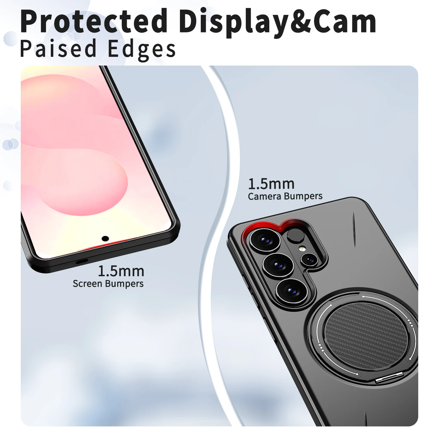 360° Rotating Magnetic Stand Phone Case with Bracket Cover