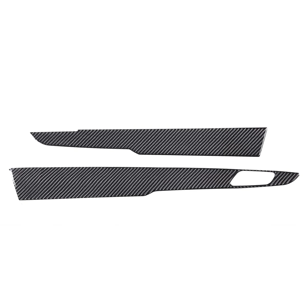 Per Corvette C7 2014-2019 Soft Carbon Fiber Car Inner Door Panel Cover Sticker Trim Accessori