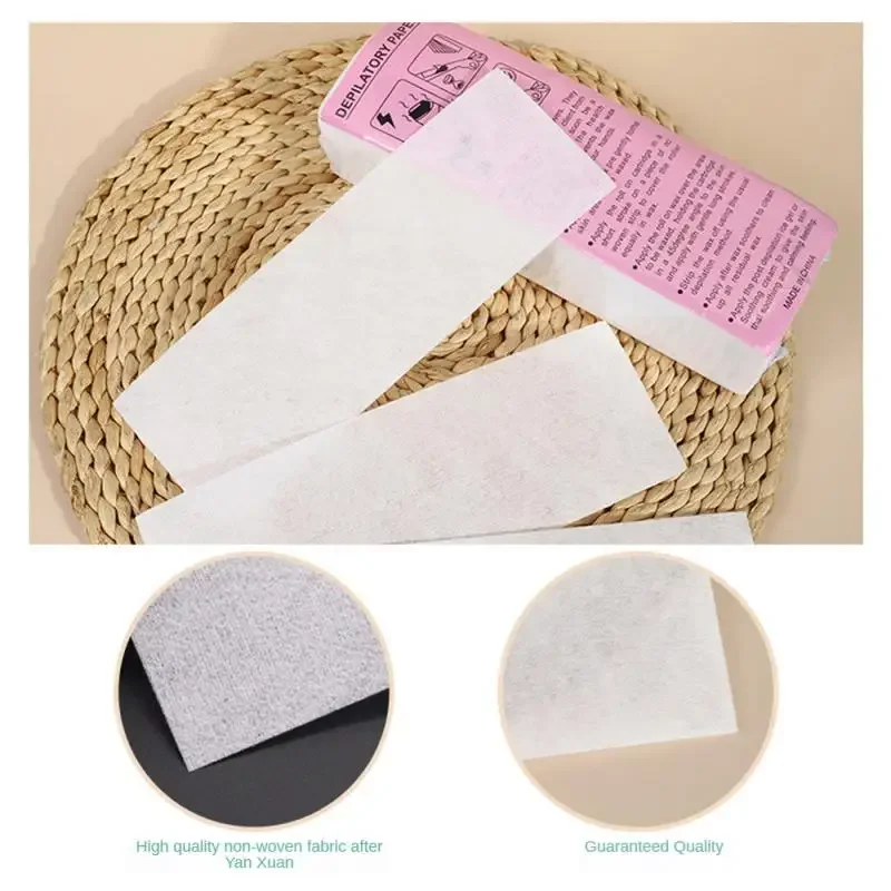 Professional Hair Removal Waxing Strips Non-woven Fabric Waxing Papers Depilatory Beauty Tool for Leg Hairs Removal 2