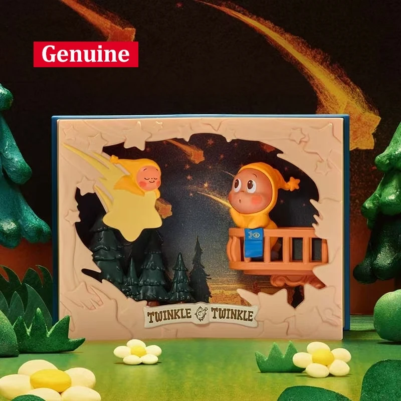 Original Popmart Twinkle Twinkle Light Up Series Scene Blind Box