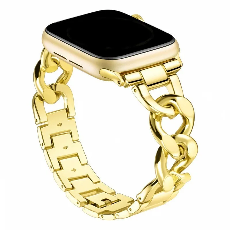 Luxury Gold Stainless Steel Watch Bracelet