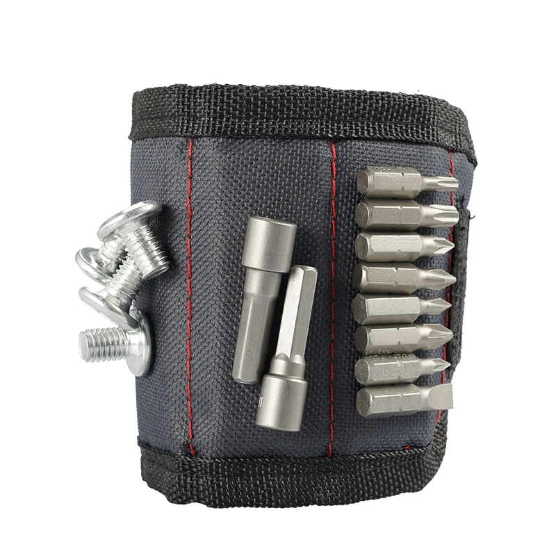 Woodworking Magnetic Wristband Portable Tool Bag Electrician Wrist Tool  Belt Screws Nails Drill Bits Holder Repair Tools - Temu