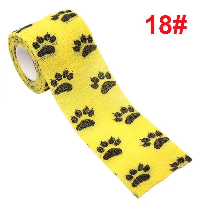 Animal Pattern Printed Self Adhesive Elastic Bandage 4.5m Sports Wrap Tape for Finger Joint Knee First Aid Kit Pet Tape - Image 10
