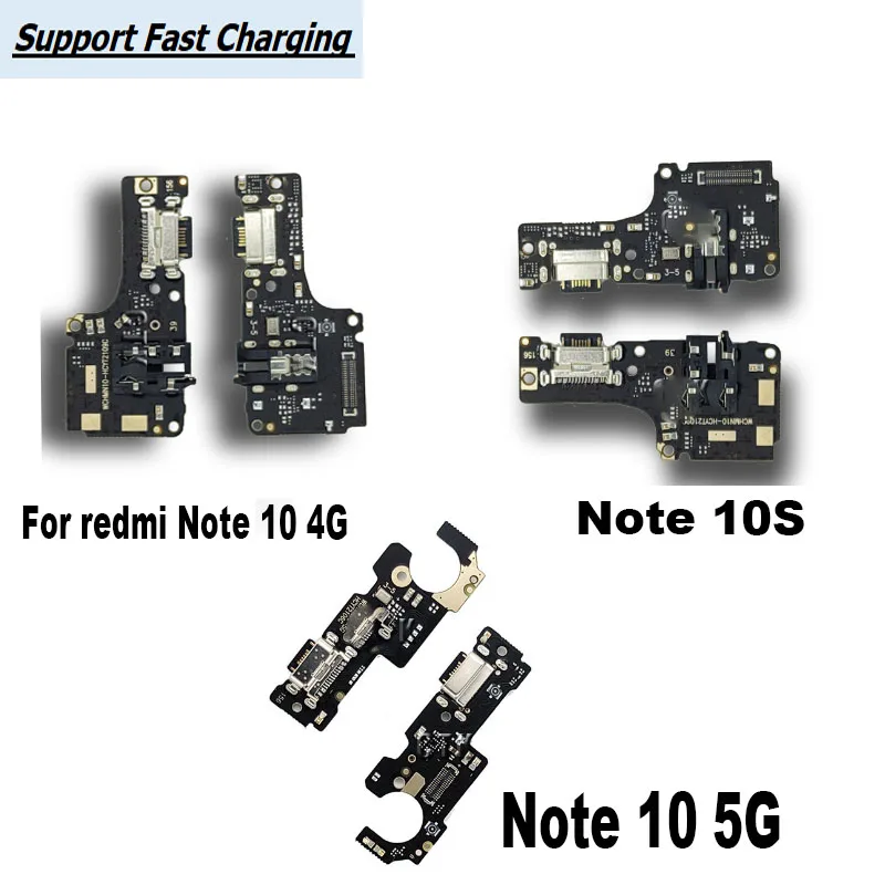 

Для Xiaomi Redmi Note 10 10S USB зарядный порт микрофон док-станция Соединительная плата гибкий кабель 4G Фотоэлементы запасные части