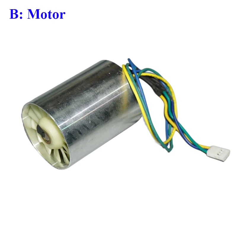 고속 미니 브러시리스 덕트 전기 블레이드 선풍기 모터 드라이버 보드, 헤어 드라이어용 섬유 나일론 임펠러, DC 24V, 50W, 35mm, 3 상