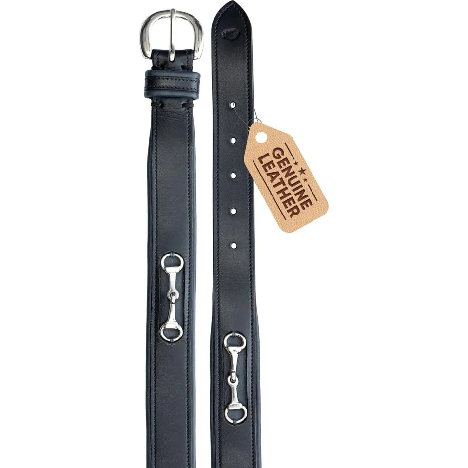 Elegant Women's Leather Horse Riding Belt