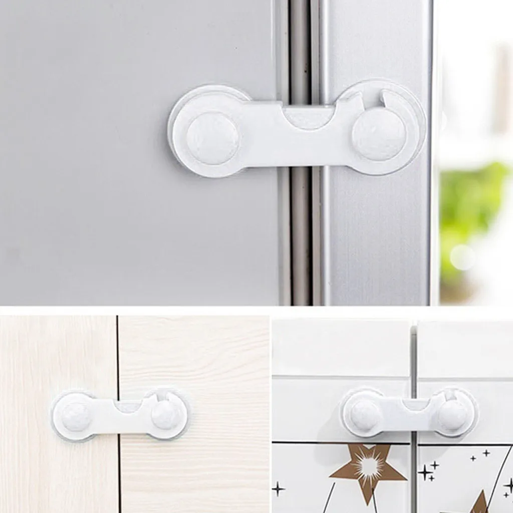 1PC Child Safety Cabinet Lock Baby Proof Security Protector Drawer Door Cabinet Lock Plastic Protection Kid Safety Door door lock