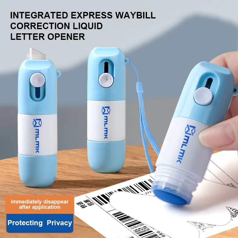 Unboxing Knife with Thermal Paper Eraser Letter Opener Sword Mini Box Cutter Thermal Paper Data Protection Tool for Home Office Unboxing Knife with Thermal Paper Eraser Letter Opener Sword Mini Box Cutter Thermal Paper Data Protection Tool for Home Office