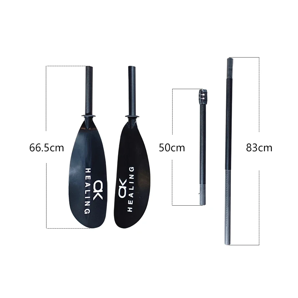 Portable 4 in 1 Kayaking Paddle Rowing Oars Stable Connection Strong Lock Fiberglass Shaft Kayak Paddles kayak paddles