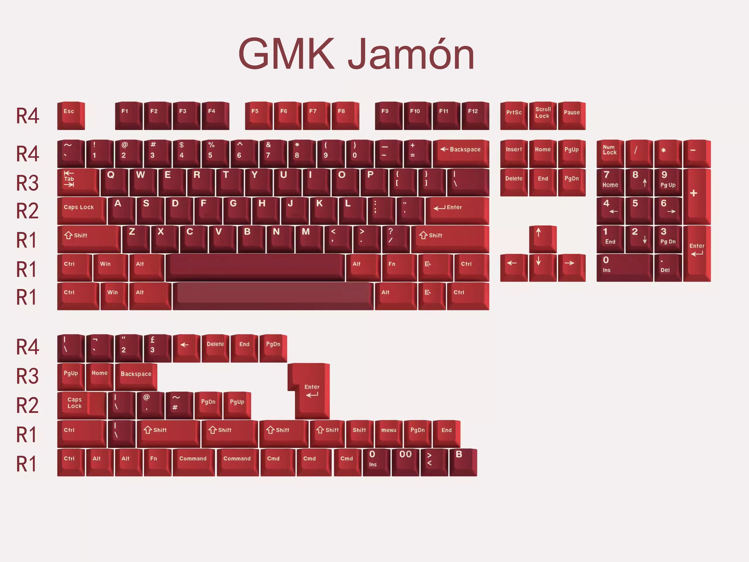 

Колпачки для клавиатуры 8008 GMK Jamon с черным лотосом, колпачки для клавиш с вишневым профилем, сублимационные колпачки для механической клавиатуры с подсветкой, 1 комплект