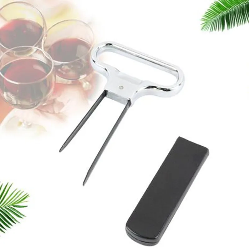 Portable Wine Bottle Opener Pumps Cork Waiters Corkscrew Out Tool Handheld Labor-saving Type Cork Pulle Foil Cutter Accessories