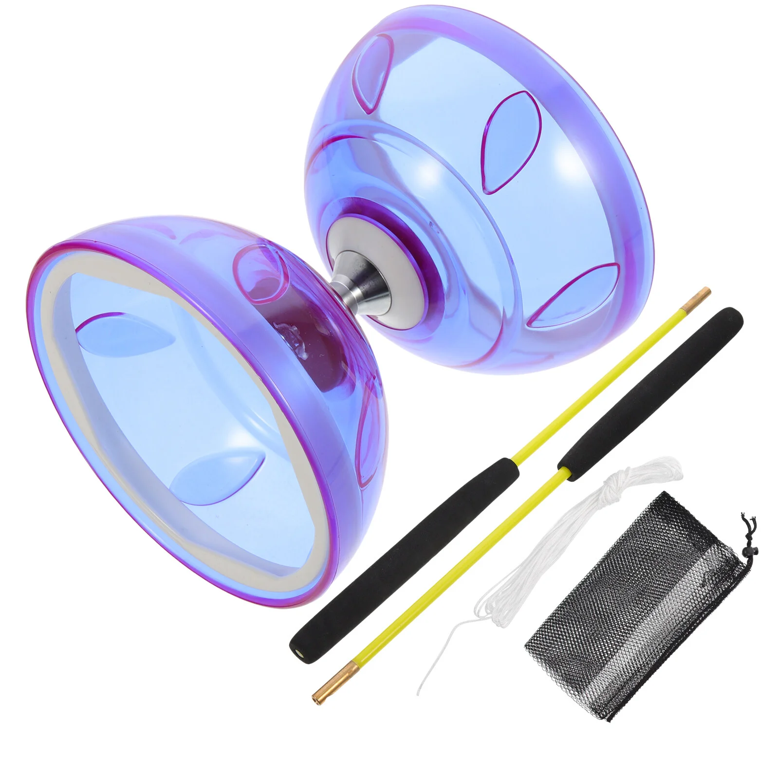 Diabolo Triple Bearing Kids Diabolo Aluminum Sticks String Chinese Juggling Fitness Diabolo Toy