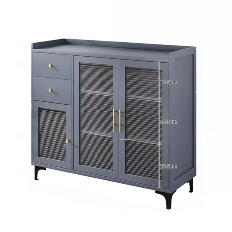 Simple Modern Bamboo Kitchen Cabinets For Kitchen Furniture Sideboard With Drawer Luxury Household Multi-layer Storage CabinetZA 3