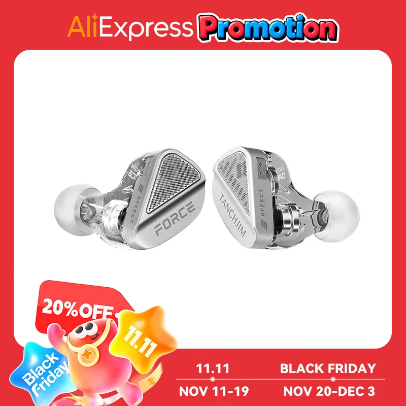 TANCHJIM x Effect Audio Force Open-Back Dual Dynamic Driver