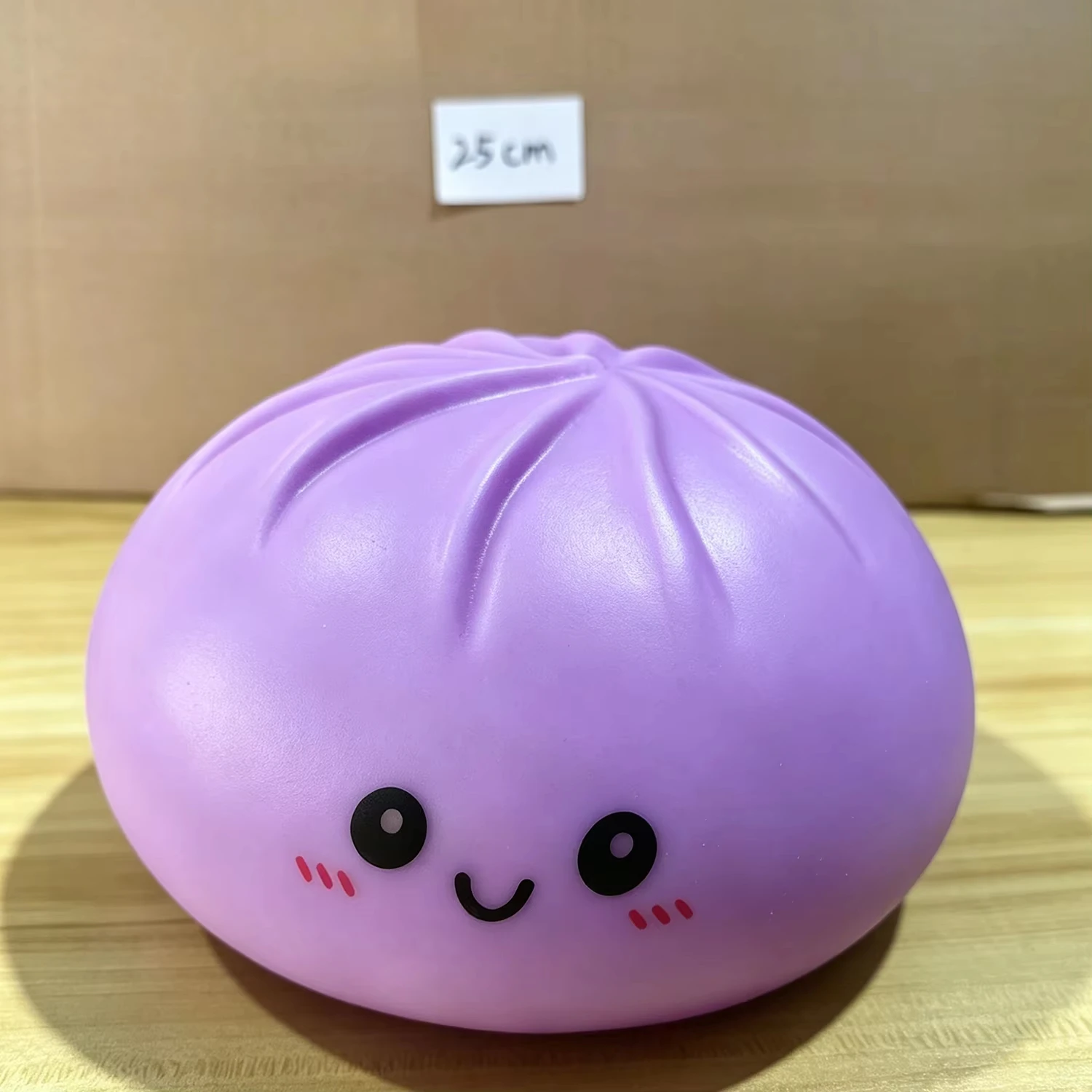 Oversized Steamed Dumpling Sensory Squeeze Toy for Stress Relief and Home Decor