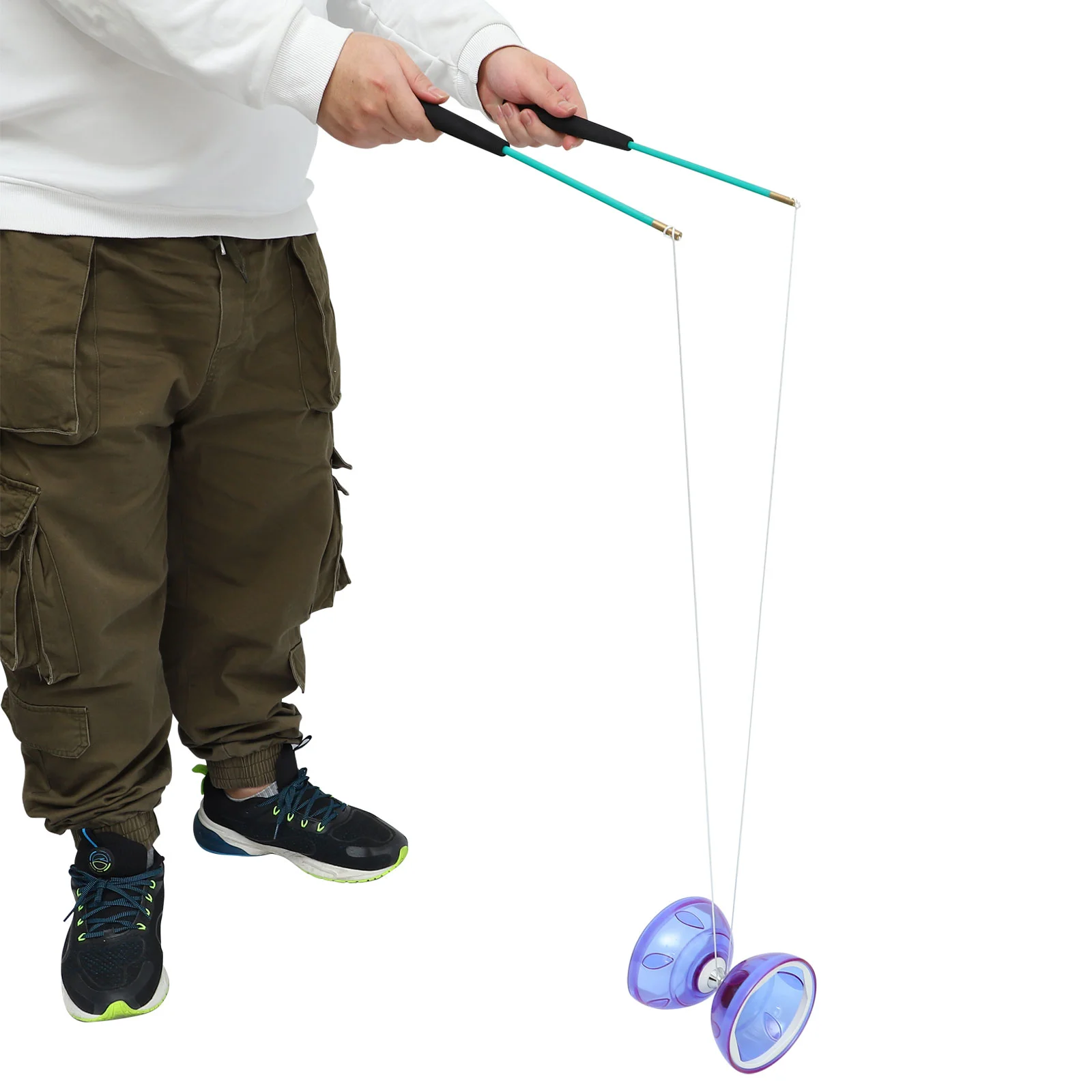 Diabolo Toy Chinese Yoyo Automatic Yo-yo Diabalo Bearing Yo-yos Plastic Pro Elder