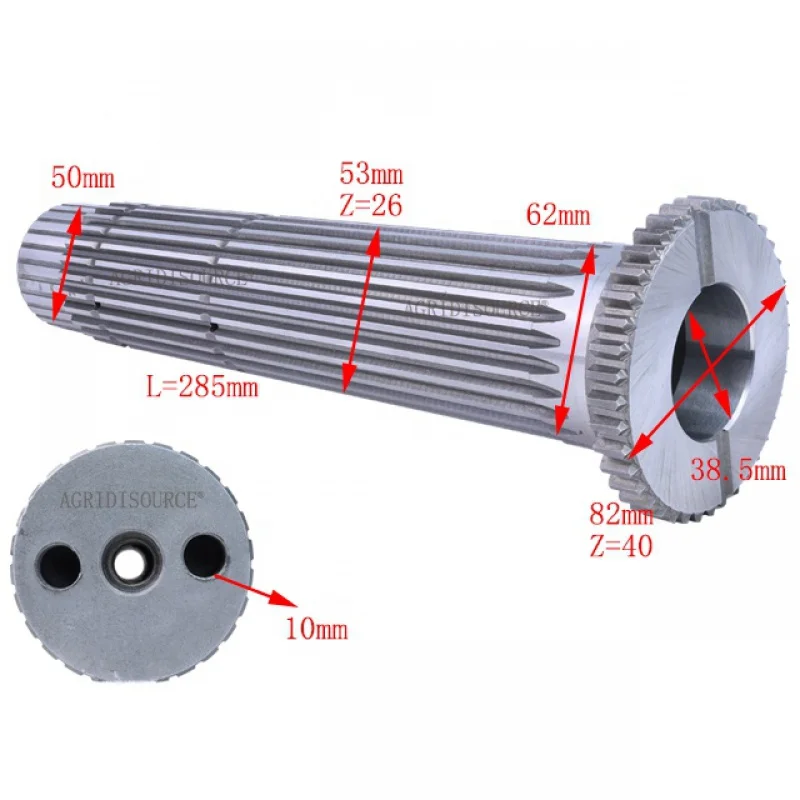 

gearbox geat intermediate shaft For foton lovol part tractor 804/904/1004 Number TF1004.372D-05