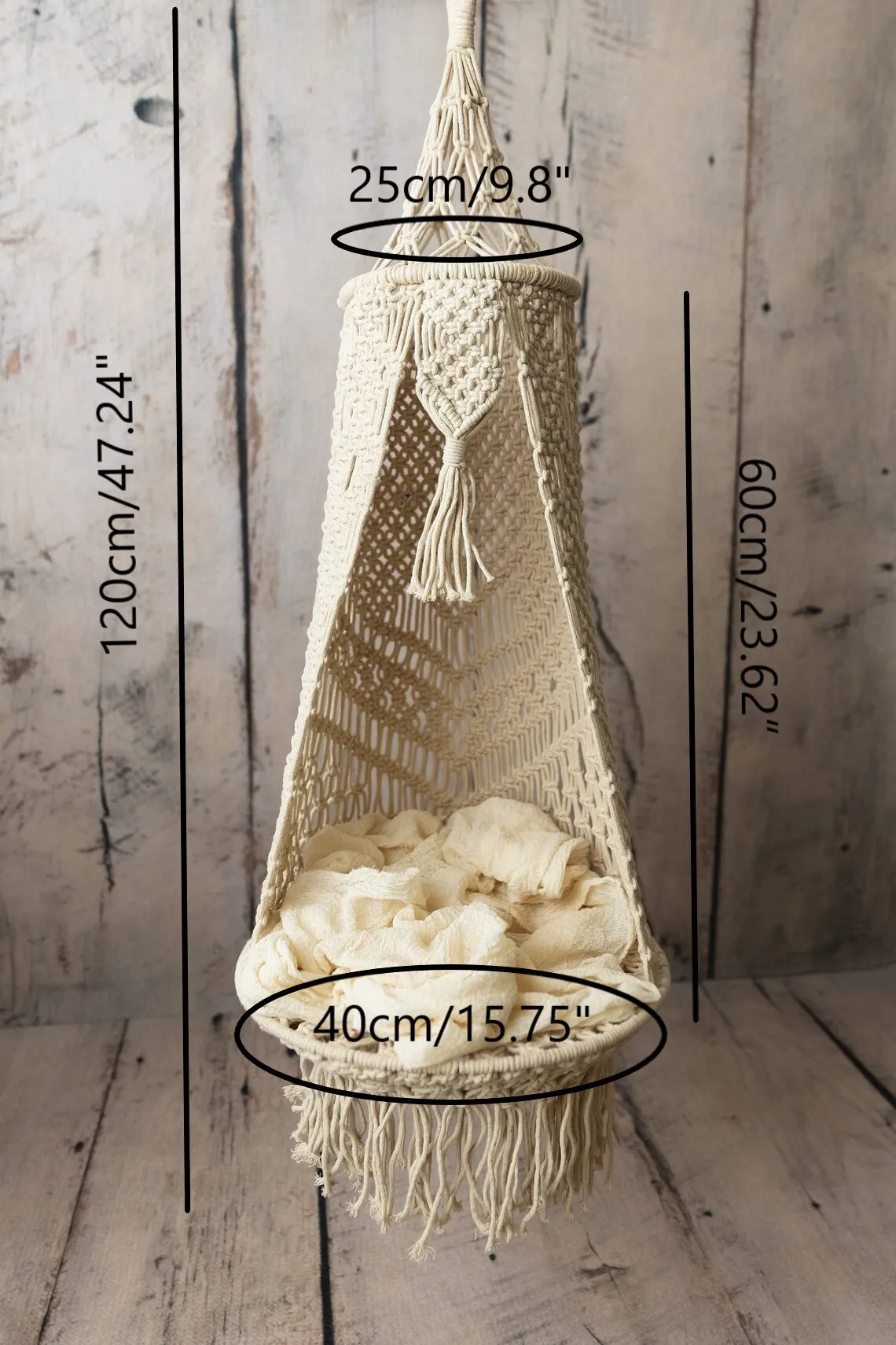 Newborn Lace Hammock Prop 3