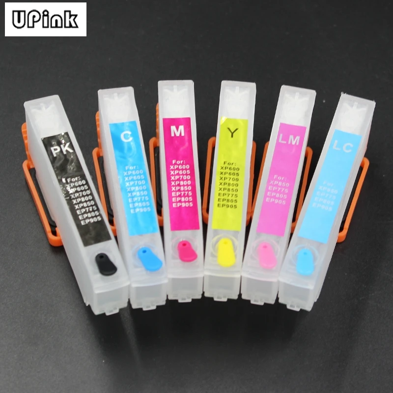 24 24XL 277 refillable ink cartridges for Epson XP-750 XP-760 XP-850 XP-860 XP-950 xp-960 XP-55 xp-970 printer with ARC chip printer supplies,ink cartridge,inkjet ink cartridge