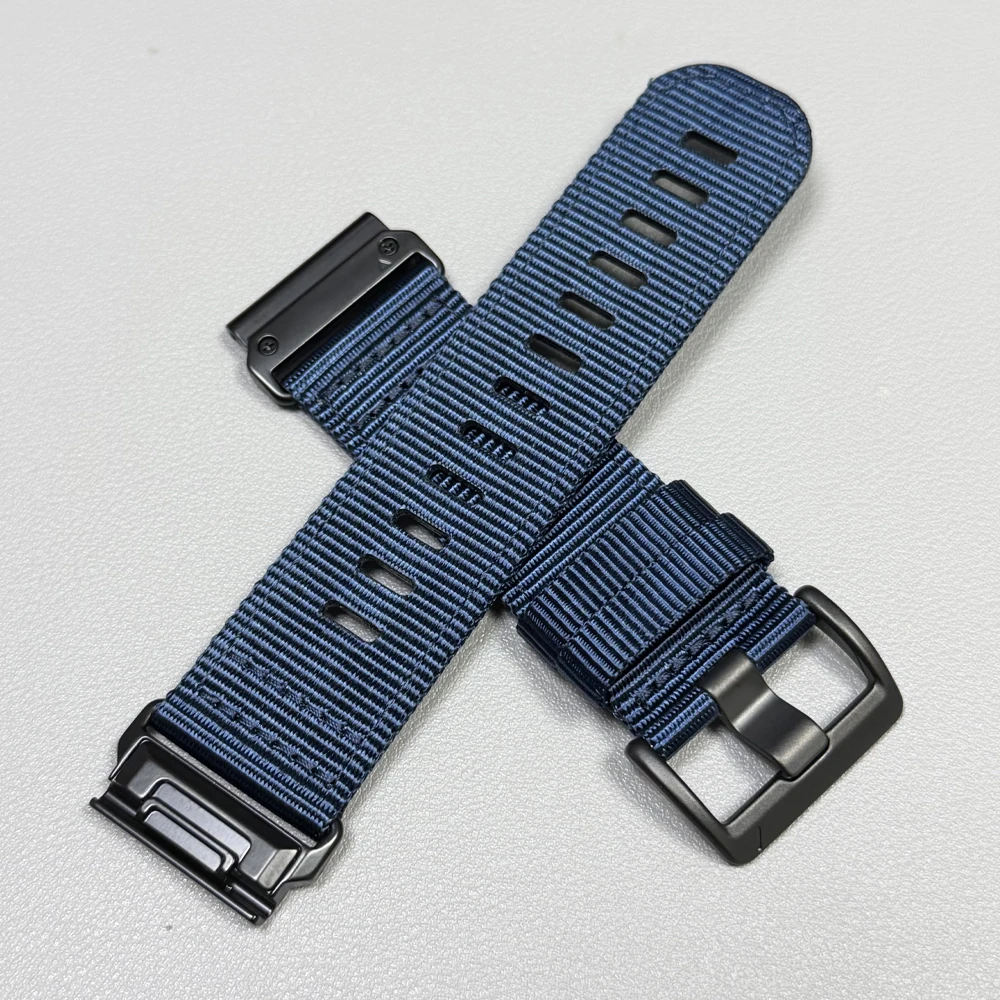 Premium QuickFit Canvas Nylon Woven Watchband - 22mm/26mm Strap
