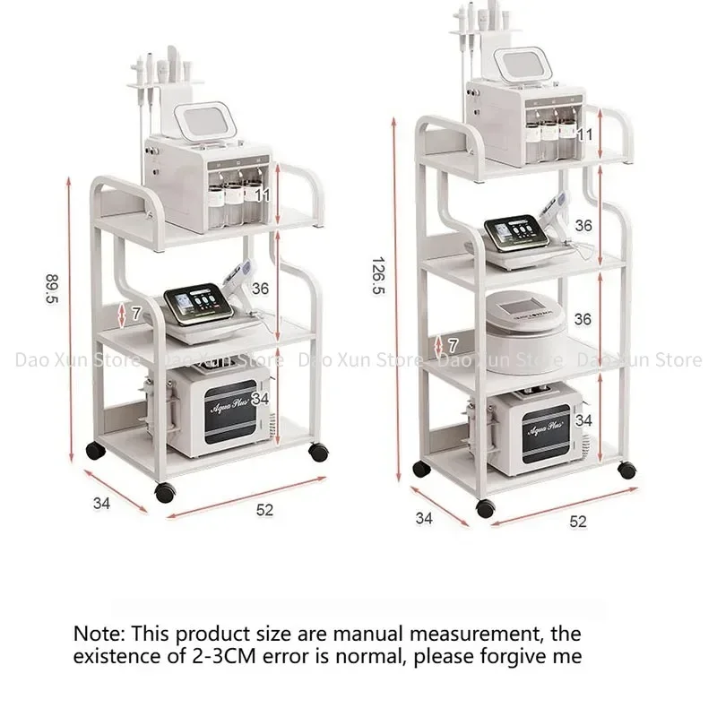 Tattoo Cart Iron Trolley Shopping Stainless Steel Lash Pedicure Wood Furniture Salon Transparent Small Spa Makeup Dressing Table multi layer storage trolley tattoo workstation desk