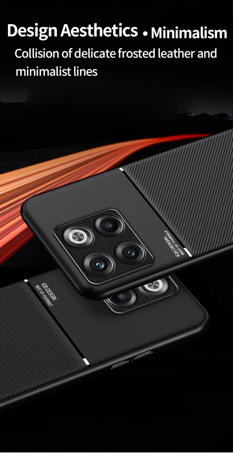 Luxuriöse, matte Telefonhülle für OnePlus Ace Pro 10T, Silikonhülle, PU-Leder, vollständiger Schutz, Hülle für OnePlus 9 Pro 9RT 5G_voghion.com