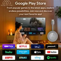HOMATICS Dongle G 4K TV Stick with Netflix 4K Google Certified 2G32G Amlogic S905Y4 Support Dolby Atmos AV1 H.265 2T2R Wifi Box - Image 4