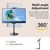 Alloy Tablet Stand 360°rotating Height Adjustable Desk Holder Portable Monitor Stand For Ipad  Air 4 Mini 4.7‘ To 17.3’screen 5